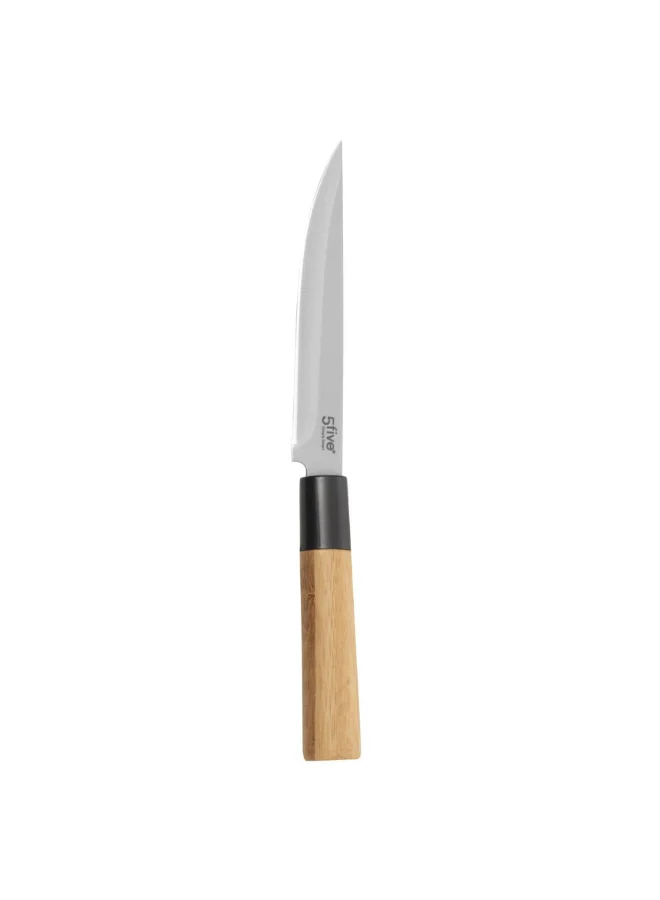 Five Simply Smart Bamboo Handle Utility Knife Multicolour 13.8 cm 151303